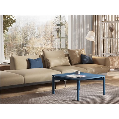 Столик кофейный Saga, 60х60 см, синий