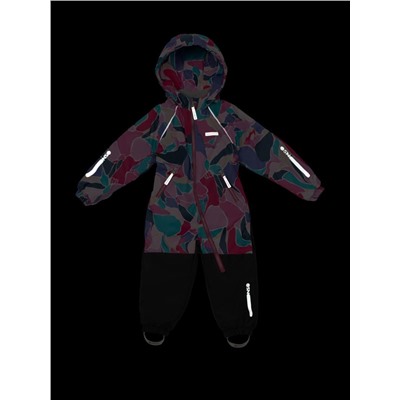 Комбинезон утеплённый для девочки NIKASTYLE 8м1025 Ягода черный