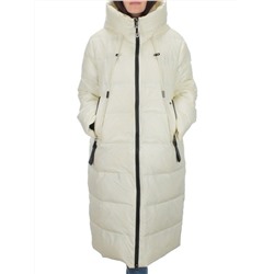 H-2208 WHITE Пальто зимнее женское (200 гр .холлофайбер)