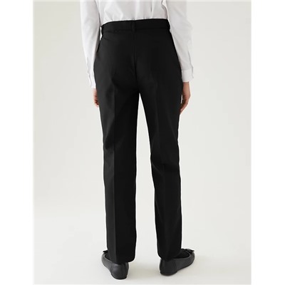 2pk Girls' Slim Leg School Trousers (2-18 Yrs)
