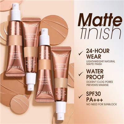 Консилер O.TWO.O Long Wear Matte Finish Liquid Foundation #120