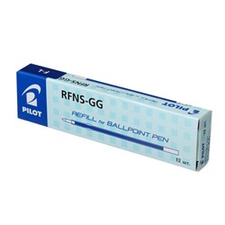 Стержень шариковый Pilot, 0.7 мм, для ручек BPGP, BPRG, BPRK, BPGG, 99 мм, чернила синие