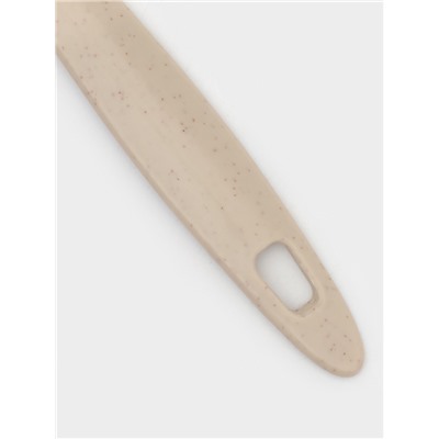 Половник-шумовка Доляна, 27 см, бежевый