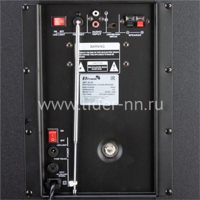 Колонка 15" (30-25 CRAZY BOX) динамик 4шт/15" комплект 2 колонки ElTRONIC