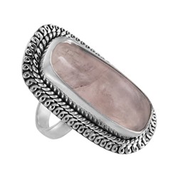Кольцо 'Уля' с розовым кварцем ИВК03412Х30РК0N6