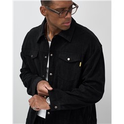 Спортивный костюм мужской весна-лето черного цвета 55040Ch