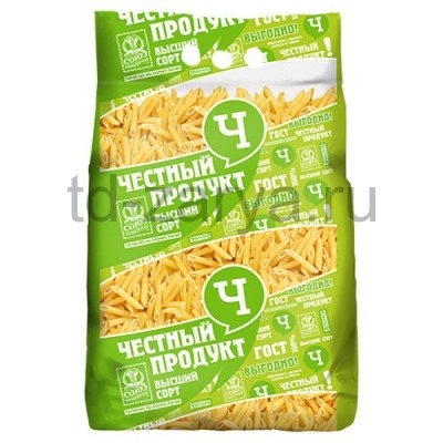 Честный Продукт Макароны ВИТОК гр.В в/с 5кг