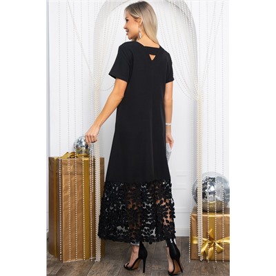 Платье Танита (черное/кружево) П14609-16М