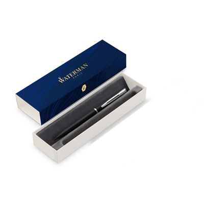 Ручка шариковая Waterman ALLURE, 1,0 мм (M), черный корпус, подар/упак 2068192