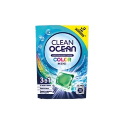Капсулы д/стирки Ocean Clean Color Mini (10шт*10гр) /100г