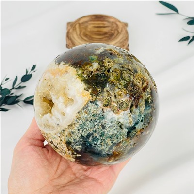 Радуга Самоцветов Шар из океанической Яшмы