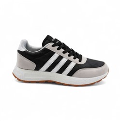 Кроссовки 5177-2 черно бежевые