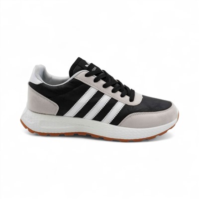 Кроссовки 5177-2 черно бежевые