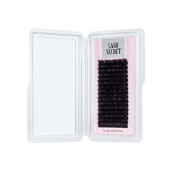 Lash Secret Ресницы для наращивания, одна длина, 16 линий, D/0,05 x 12 мм, чёрный