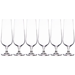 НАБОР БОКАЛОВ ДЛЯ ПИВА "DORA/STRIX" ИЗ 6ШТ. 380МЛ ВЫСОТА 21 СМ