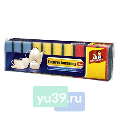 Набор губок JAN для посуды, 10 шт.
