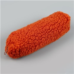 Школьный пенал мягкий, 20*8 см, коричневый цвет