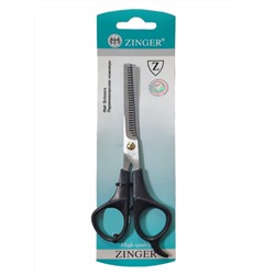 Zinger Парикмахерские ножницы филировочные / Classic EC-017-6", черный