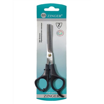 Zinger Парикмахерские ножницы филировочные / Classic EC-017-6", черный