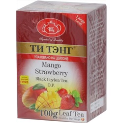 ТИ ТЭНГ. Манго с клубникой (черный) 100 гр. карт.пачка