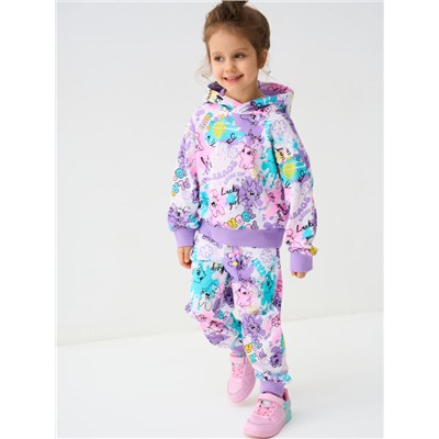 Комплект для девочки: толстовка, брюки