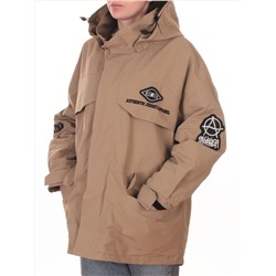 3104 DK. BEIGE Куртка демисезонная женская (100 гр. холлофайбер)