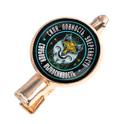 HZF-0372 Заколка Волк