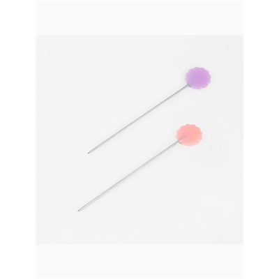 Булавки для квилтинга «Цветок», 53 мм, 20 шт., разноцветные