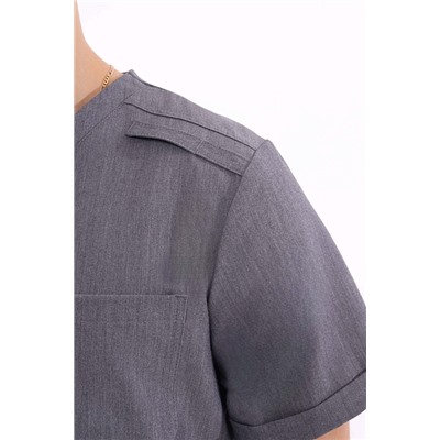 Топ медицинский мужской 6-77-15-1 / Curly 41 Space gray