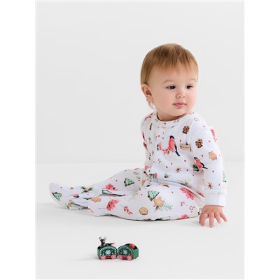 Комбинезон детский детский MINAKU Winter, рост 74-80 см, белый