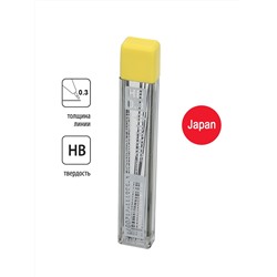 Грифели Penac 0,3мм HB 12шт в тубе L312G-HB/12/Япония