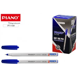 Ручка шариковая на маслян основе "Piano Сorrect" игольч -синий 0,7/1.0mm PT-1159 /син./50/Китай