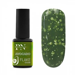 12 мл, Patrisa Nail, FLAKE base Avocado