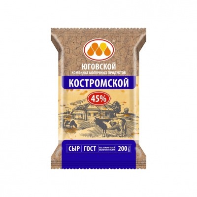 Сыр Костромской ГОСТ, 200г