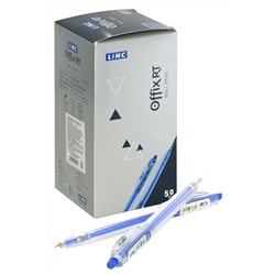 Ручка шариковая автоматическая Linc OFFIX RT синий 0,7мм трехгран. корп. 4050-B/50/Индия