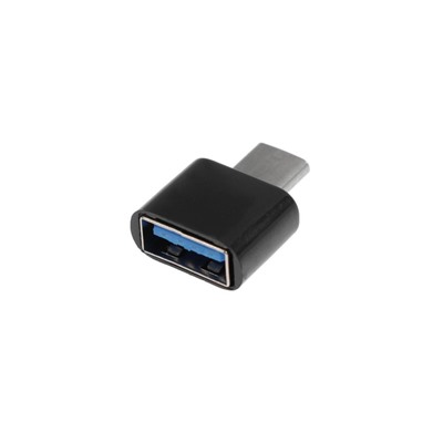 OTG адаптер Luazon Type-C - USB, цвет чёрный