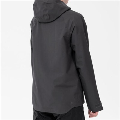 Куртка водонепроницаемая походная для детей черная MH550