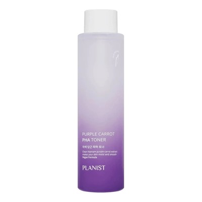 Тонер-эксфолиант для лица с экстрактом фиолетовой моркови, Planist Purple Carrot PHA Toner, DAENG GI MEO RI, 300 мл