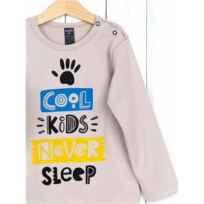 Пижама для мальчика Baby Boom BB КС15/3-И бежевый COIL NEVER + треугольники