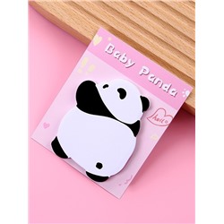 Блок стикер для записей "Chubby panda", pink