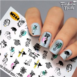 Fashion Nails, Слайдер-дизайн M244