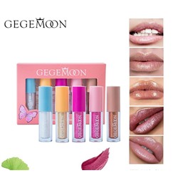 GEGEMOON Набор зеркальных блесков для губ 5шт Gorgeous Lip Gloss Set