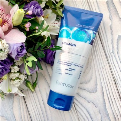 Пилинг отшелушивающий с коллагеном Collagen Water Full Moist Peeling Gel, FARMSTAY 180 мл