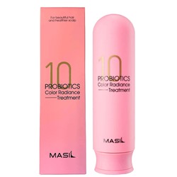 Маска для волос для окрашенных волос с пробиотиками 10 PROBIOTICS COLOR RADIANCE TREATMENT, MASIL, 300 мл