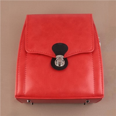 Застёжка для сумки, пришивная, 6 × 4 см, цвет чёрный/серебряный