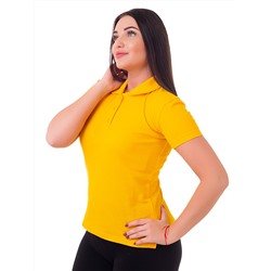 Рубашка поло женская Мос Ян Текс цвет "Желтый"