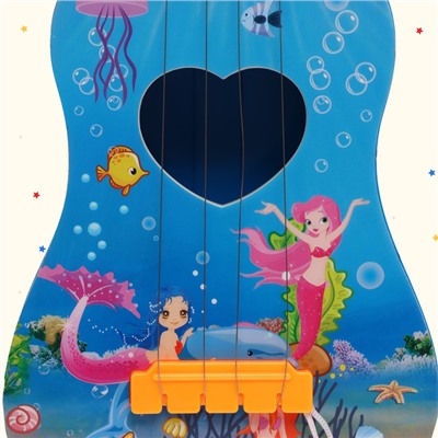 Игрушка музыкальная «Гитара. Волшебный мир», 4 струны, цвета МИКС