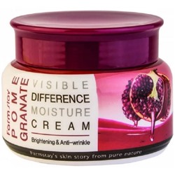 Осветляющий крем для лица Pomegranate Visible Difference Moisture Cream с экстрактом граната, Farmstay 100 г