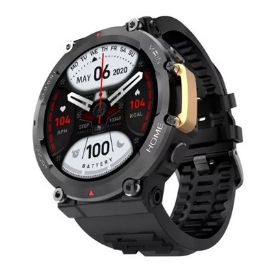 Смарт-часы Артиллерия с черным ремешком, Artillery Smart Watch Black, произв. Fire-Boltt