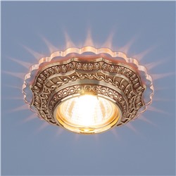 Встраиваемый потолочный светильник 6027 MR16 GD золото